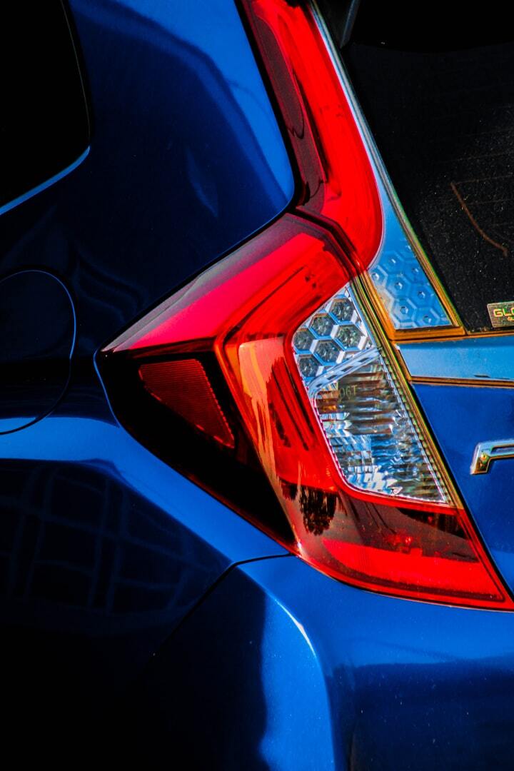 the back of a car the back of a car